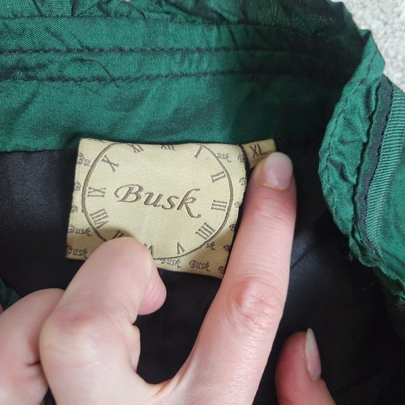 Emerald Green Tafatta Bolero Jacket Size XL Castlecore Renaissance Fairytale - Picture 13 of 14